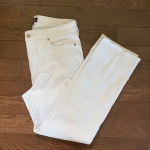 Women’s NYDJ white jeans Marilyn straight Sz 12
